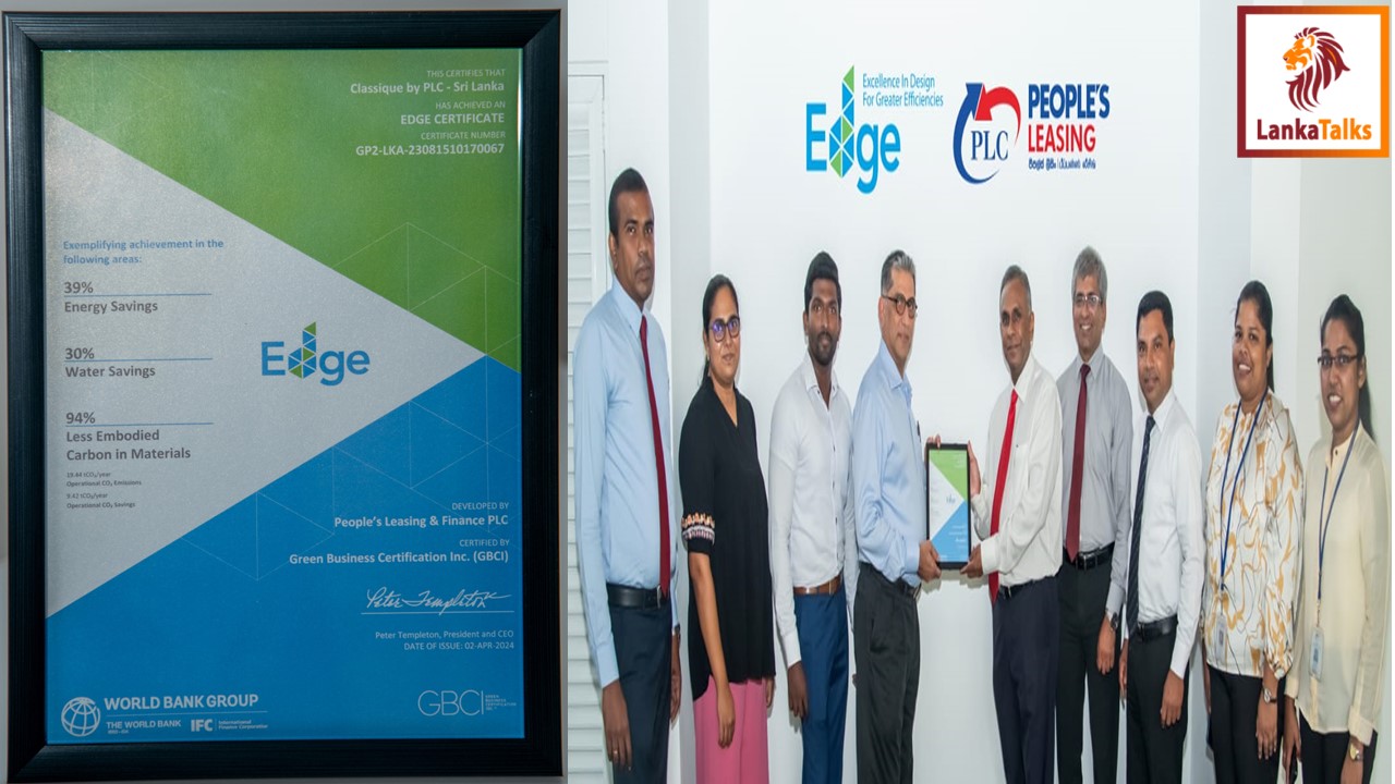 Classique by PLC Emerges as Sri Lanka’s First EDGE-Certified Green Building