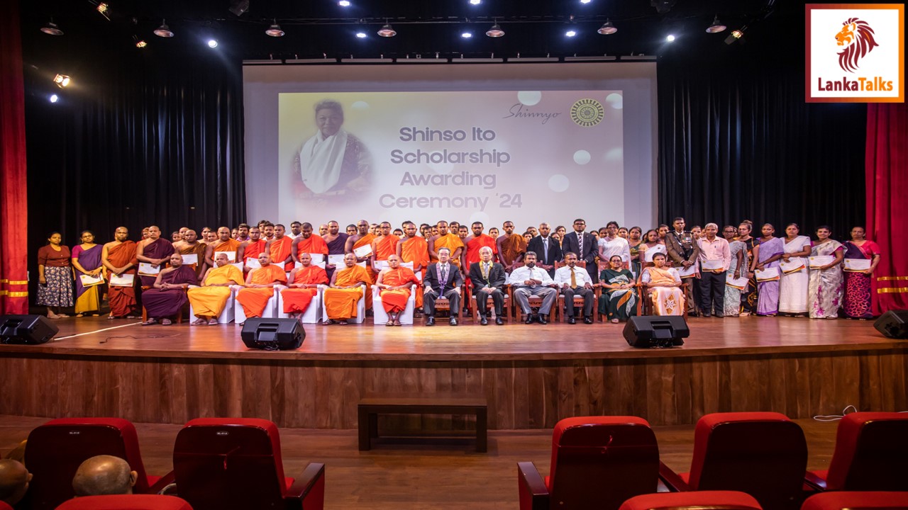 Shinso Ito Scholarship Awarding Ceremony Empowers Buddhist Scholars in Sri Lanka