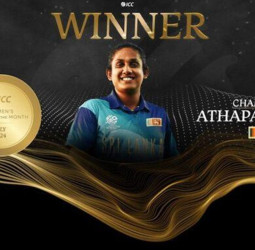 A second ICC Women’s Player of the Month award for Chamari Athapaththu