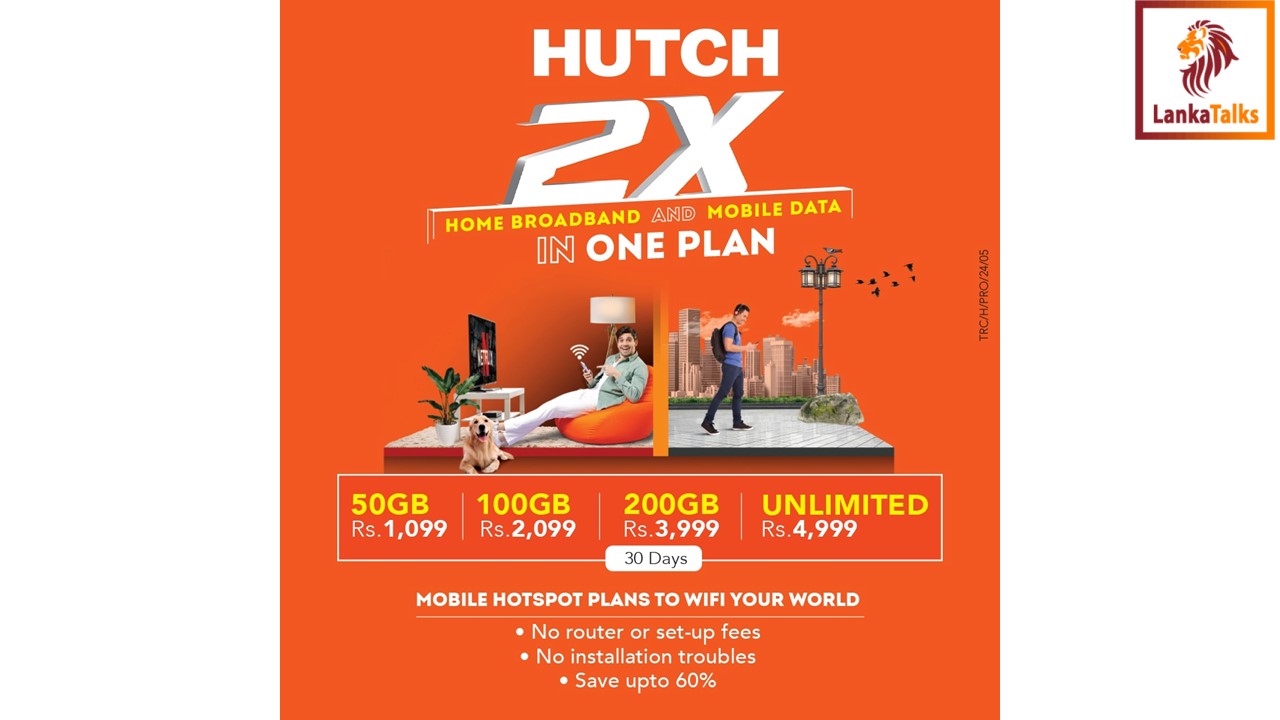 HUTCH 2X Offers Incredible Savings of Up to 60% on Home Broadband and Mobile Data Bills