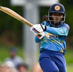 Harshitha leads Sri Lanka to thumping win