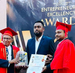 Fly a World Consultants and Tourism Pvt Ltd honored at Excellency Awards 2024