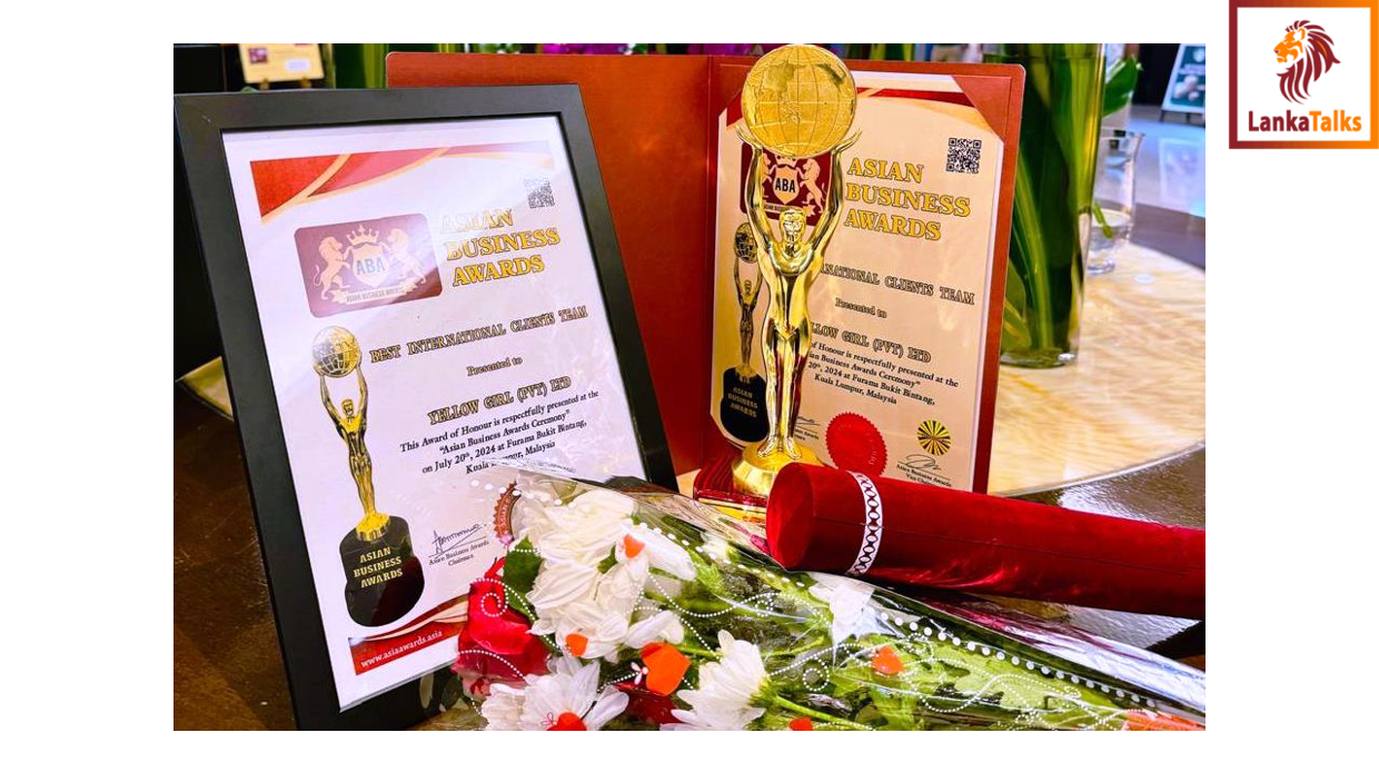 Yellow Girl Pvt Ltd shines at Asian Business Awards 2024