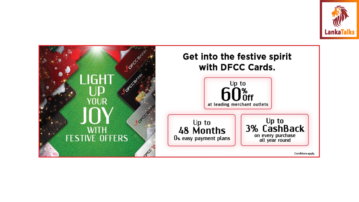 DFCC Bank Cards Bring Exciting Seasonal Savings and Rewarding Year-Round Benefits