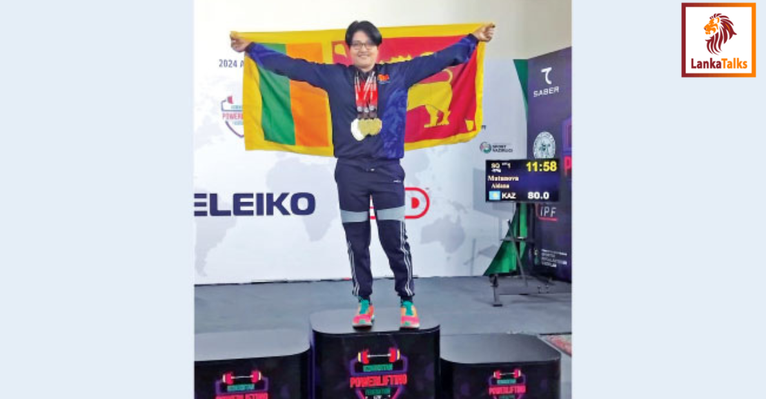 Nadeeka creates history with first Women’s Powerlifting Gold