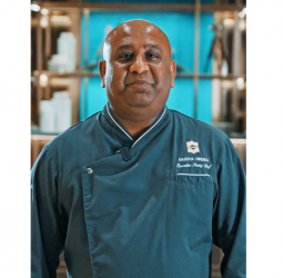 A Limited-Edition Christmas Masterpiece: Hazelnut & Passion Yule Log Train by Shangri-La Colombo