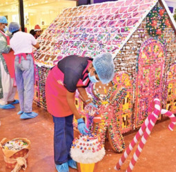 Daintee unveils Lanka’s first edible gingerbread house at One Galle Face Mall