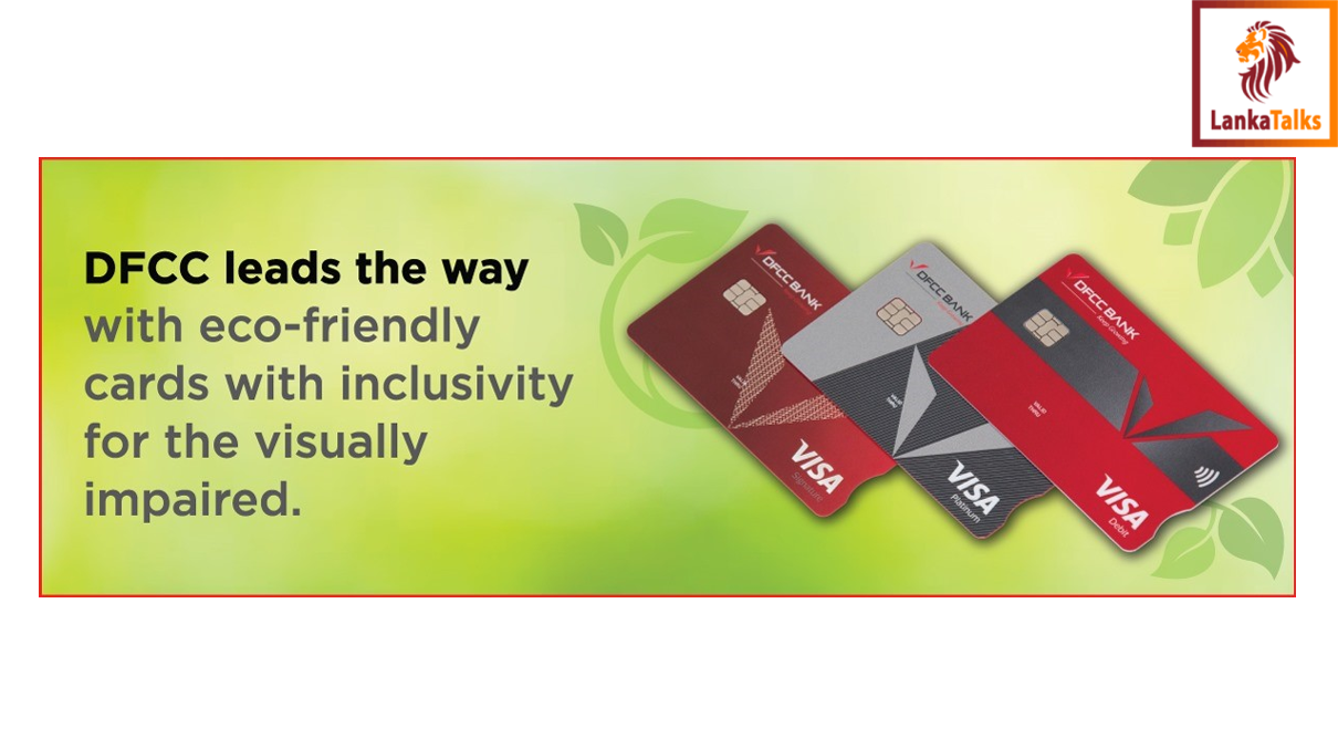 DFCC Bank launches Socially Inclusive and Eco-Friendly Recycled Plastic Debit and Credit Cards