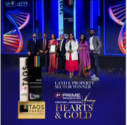 Prime Lands Residencies Honoured with Gold at TAGS Awards 2024