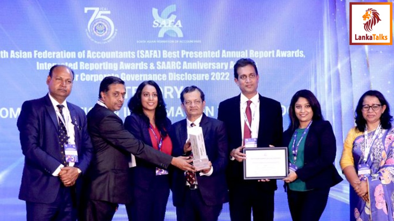 SLT-MOBITEL Annual Report 2022 recognized among best by SAFA