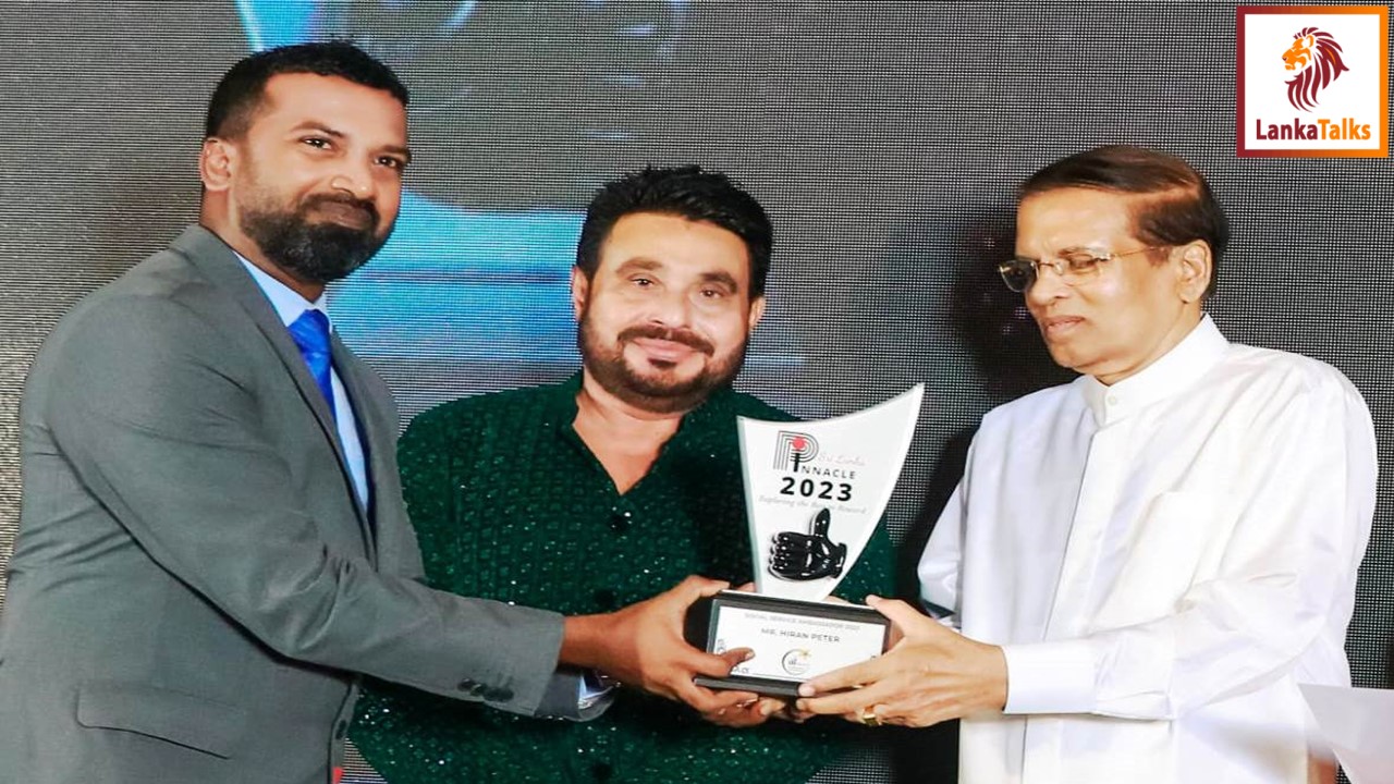 Hiran Peter of United Ventures honoured with the Social Service Ambassador Award
