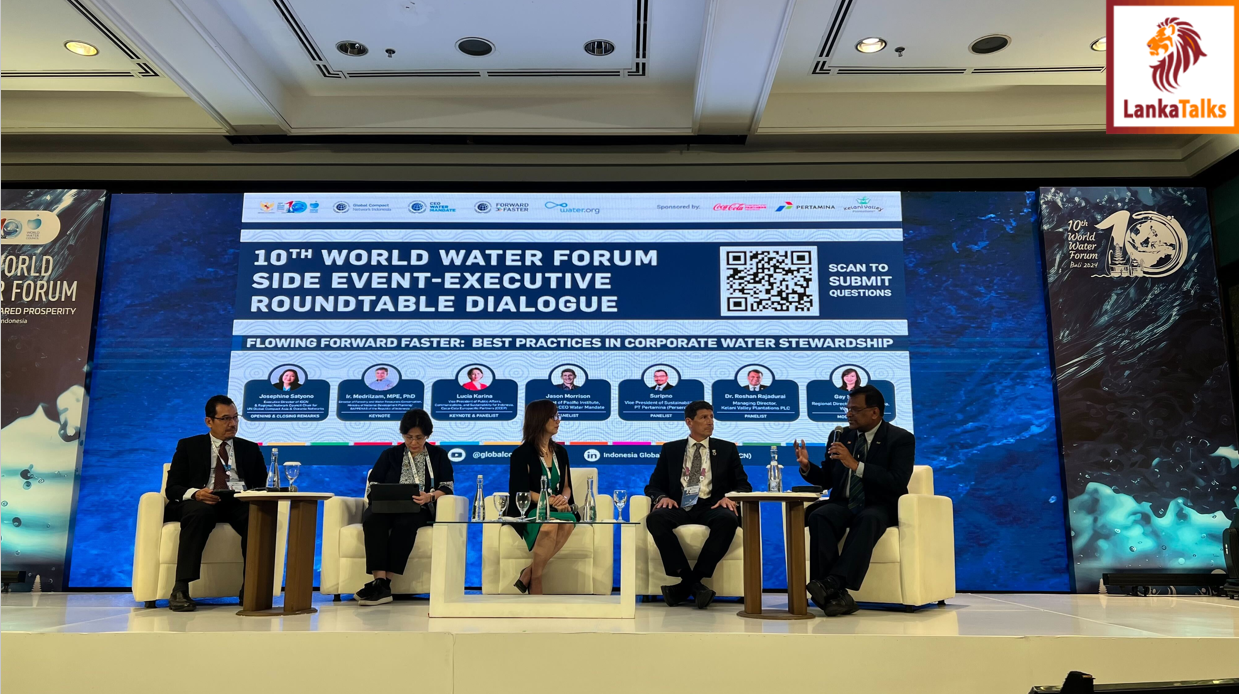 Hayleys Plantations company Kelani Valley Plantations PLC represents Sri Lanka at 10th World Water Forum in Bali