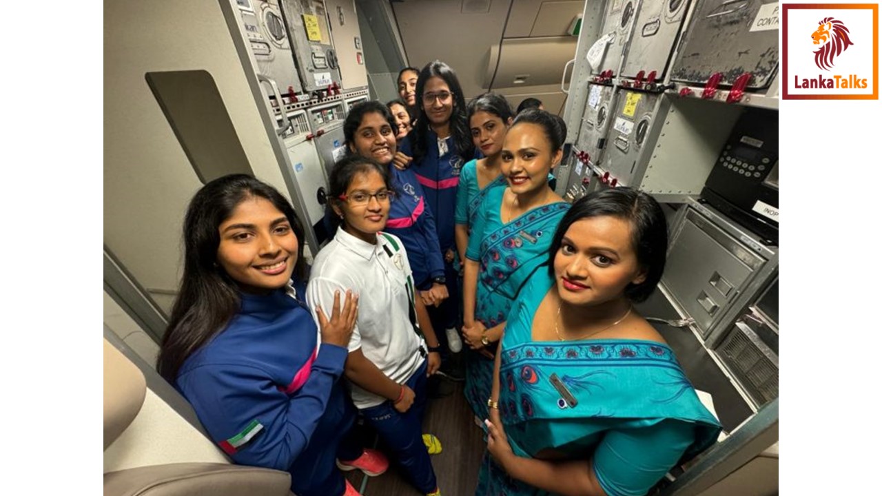 UAE Women’s National Cricket Team Aboard SriLankan Airlines
