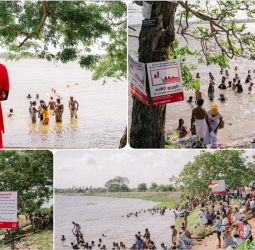 Safeguarding Sri Lanka’s national poson festival for 29 years, AIA Poson Safety Programme saved 6 lives this year.