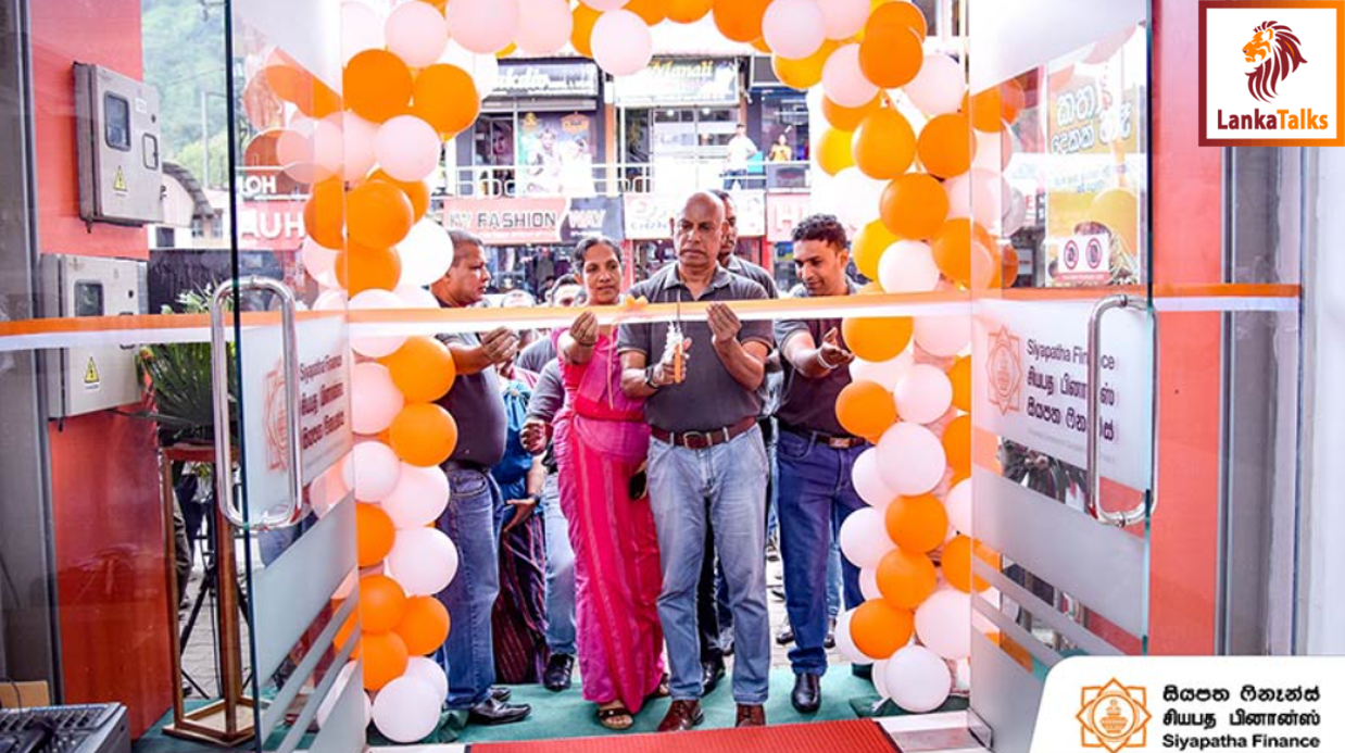 BUSINESSSiyapatha Finance PLC opens new branch in Nawalapitiya
