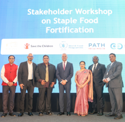Sri Lanka takes major step forward in combating malnutrition by launching locally-produced fortified rice kernels