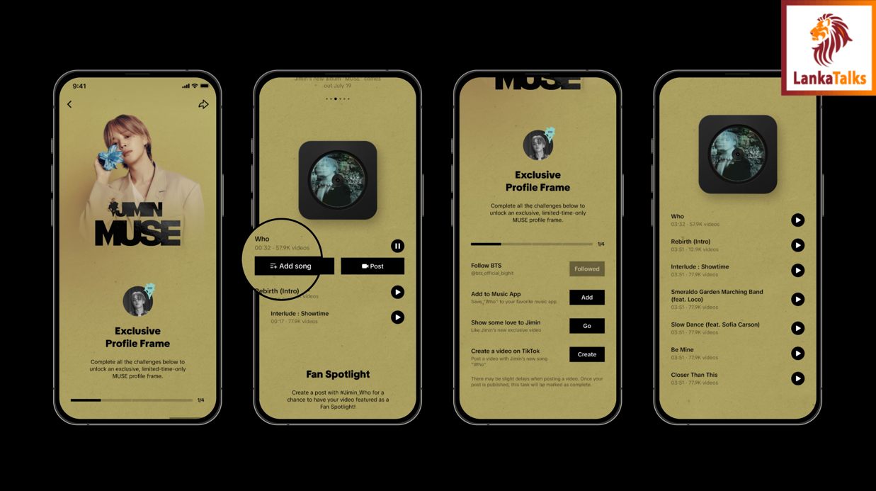 TikTok Launches New In-App Experience Celebrating   Jimin of BTS' Second Solo Album, MUSE