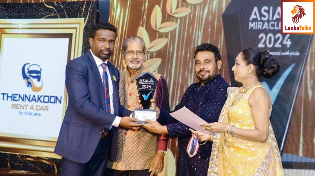 Thennakoon Rent a Car honoured as Best Rent a Car Service of the Year at Asia Miracle Awards 2024