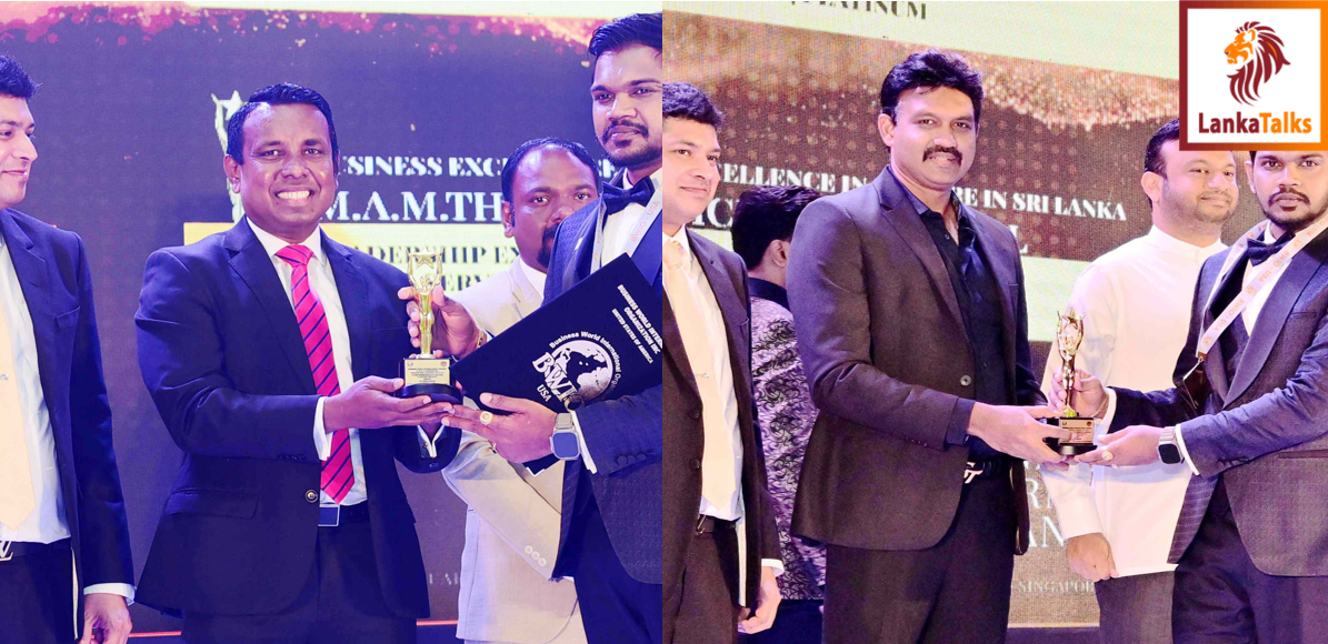 Sanjeewanie Ayurveda and CEO H. M. D. S. Sandakelum shine at Business World International Awards