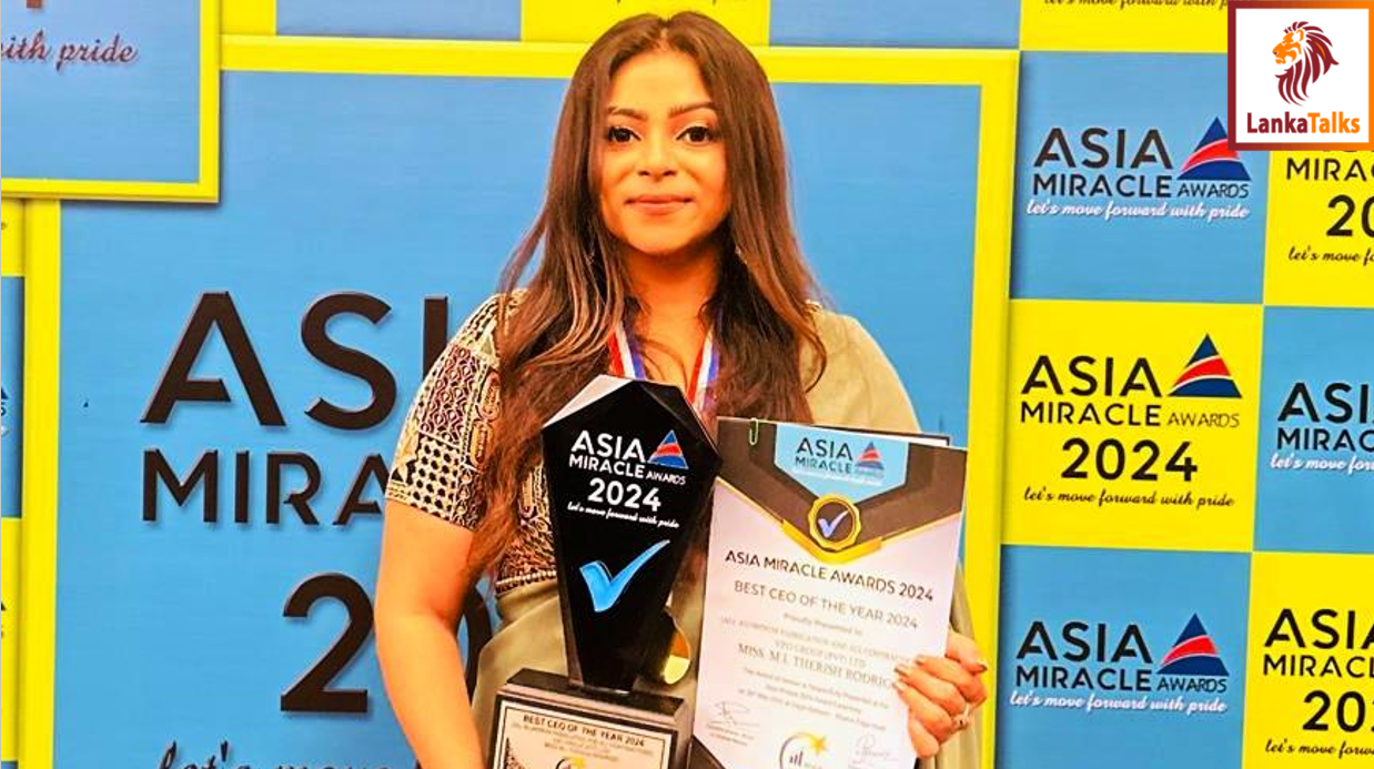 Therish Rodrigo of VZO Group awarded the Best CEO of the Year at Asia Miracle Awards