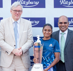 Dineth and Shenella secure top athlete titles by winning the Ritzbury challenge trophy at ISAC