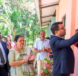 Royal International School donates a computer lab to Rahula Vidyalaya in Weragala