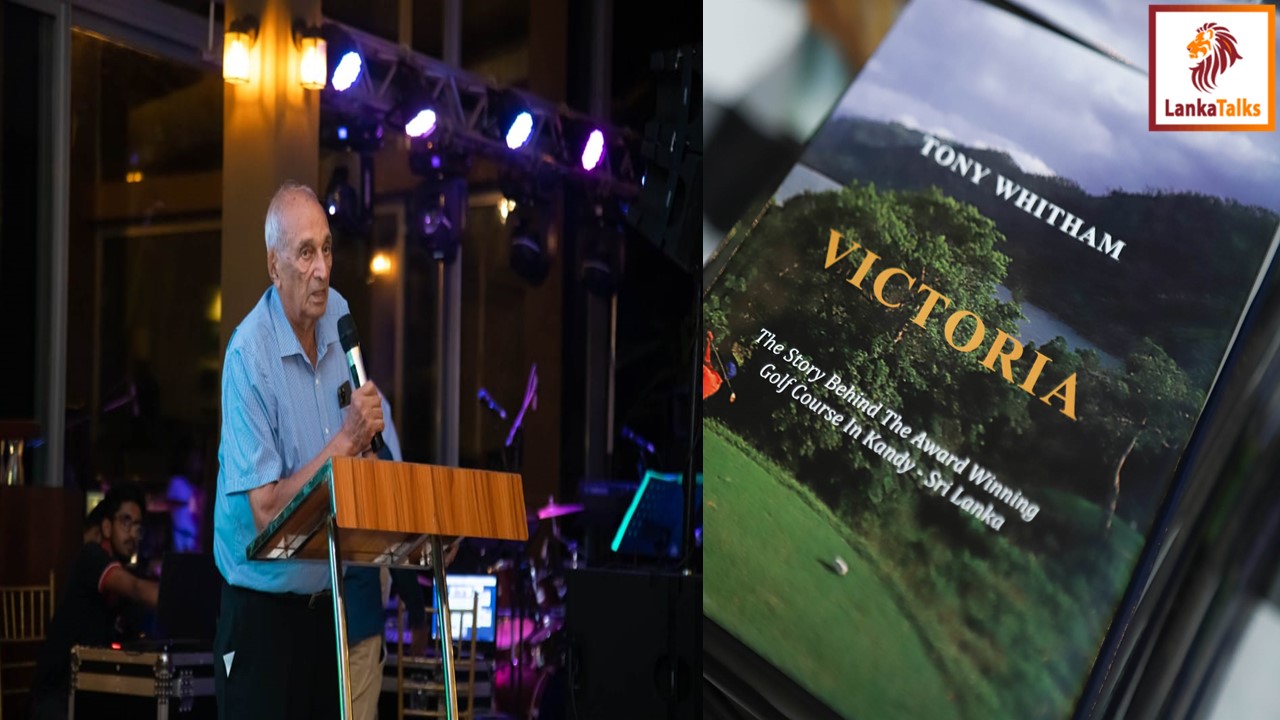 Book on Victoria Golf Resort launched at the Mark Bostock Trophy Championship 2024, bordering the award-winning championship golf course
