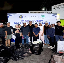 “Make Every Match Day Clean” - An initiative by First Capital together with Sri Lanka Rugby to promote awareness of spectators' responsibility to keep stadiums clean.