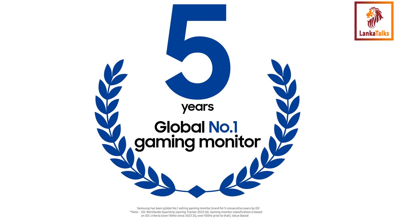 Samsung Electronics Named No.1 in Global OLED Monitor Market