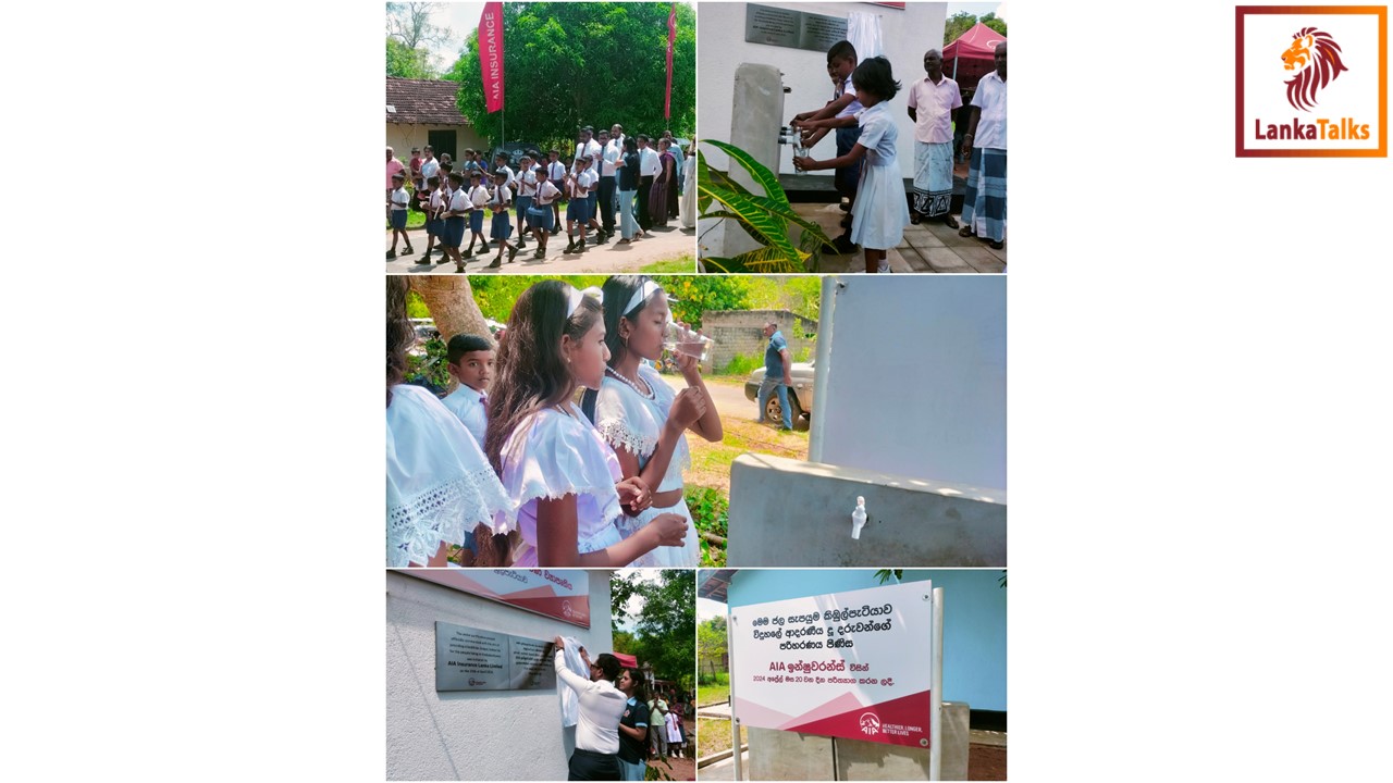 The Gift of Life This Vesak: AIA Insurance Brings Clean Water to Kimbulpatiyawa.