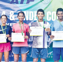 Pieris and Norbert triumph at ATF Under-14 finals