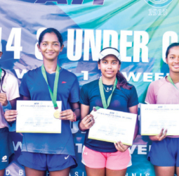 Sri Lanka sweeps ATF Under 14 doubles titles