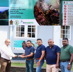 SLT-MOBITEL Leads the Way in Sustainable Tourism with New Signage at UNESCO World Heritage Site