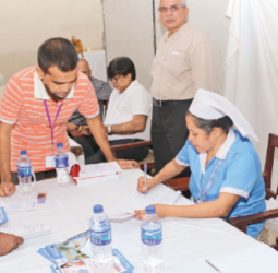 Free medical camp in Dematagoda