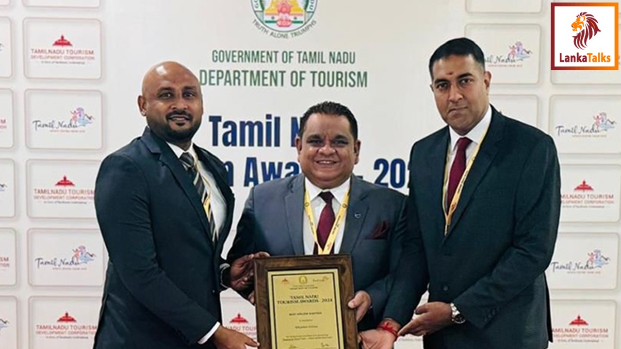 SriLankan Airlines Recognized as ‘Best Airline Partner’ at Tamil Nadu Tourism Awards