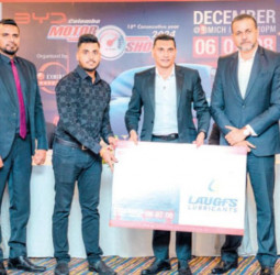 LAUGFS Lubricants partners Colombo Motor Show