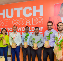HUTCH Marks World Sustainability Day with Plant Distribution Drive Among Other Initiatives