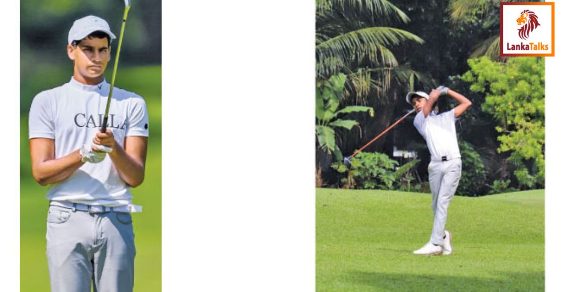 Golfers Reshan and Adithya for IGU Championship