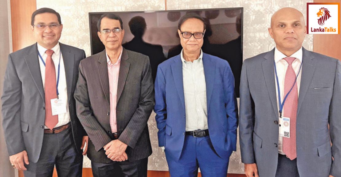 ComBank Chairman, MD meet CB Governors of Bangladesh and Maldives in Washington