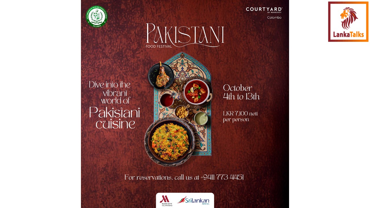 Courtyard By Marriott Colombo Invites You To Savor The Flavors Of Pakistan