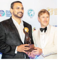 Hotel Emporium CEO recognised at ‘Inaugural World Sustainable Travel & Hospitality Awards’