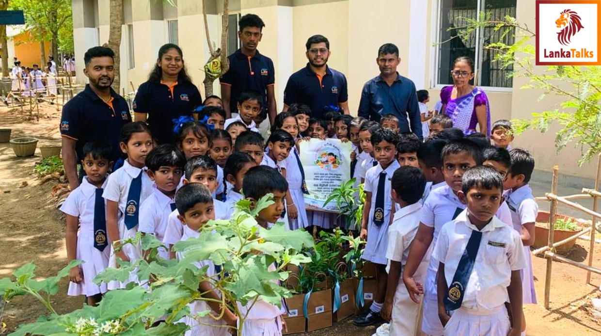 Sanasa Life Insurance celebrate world children day with a CSR project