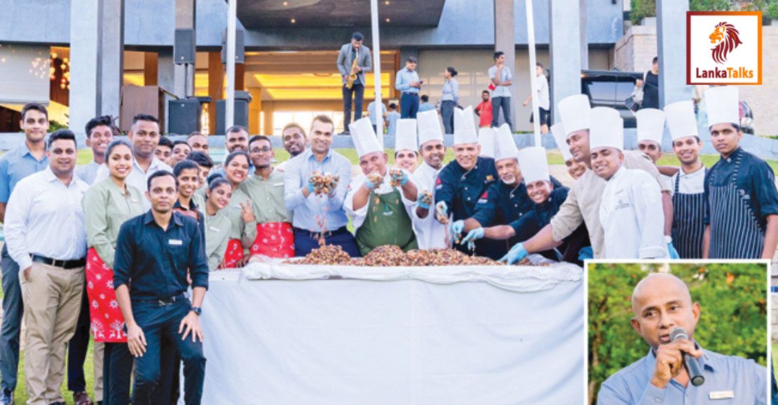 Christmas cake mixing by Sheraton Kosgoda