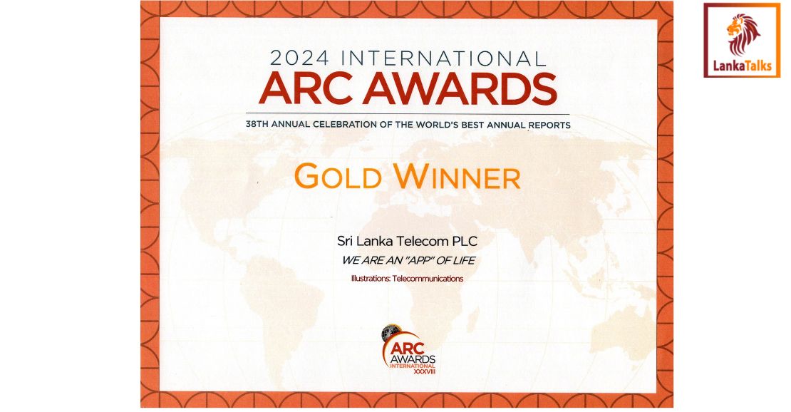 SLT-MOBITEL secures Gold at 38th Annual International ARC Awards