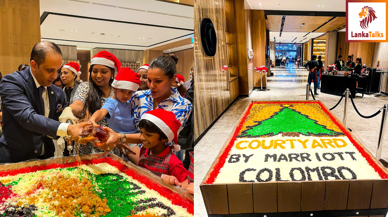 A Timeless Tradition: Courtyard by Marriott Colombo's Cake Mixing Ceremony