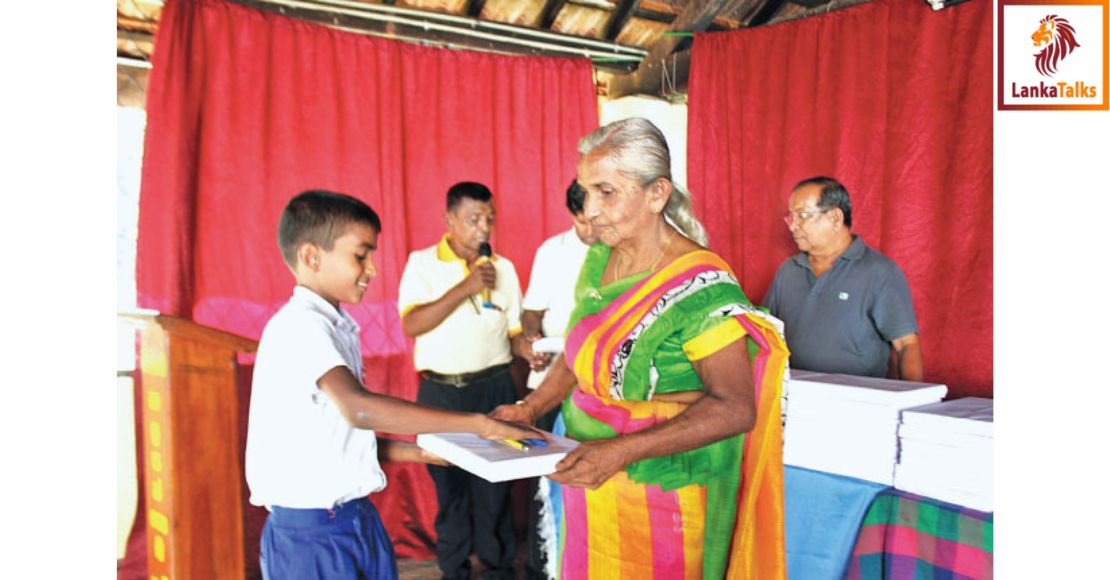 NSB Senior Citizens Circle donates school equipment to students of Palayangoda Vidyalaya
