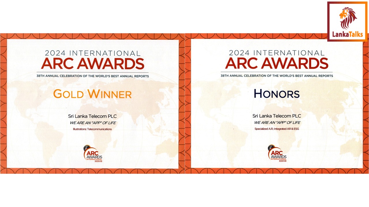 SLT-MOBITEL shines on global stage with prestigious wins at 2024 ARC Awards
