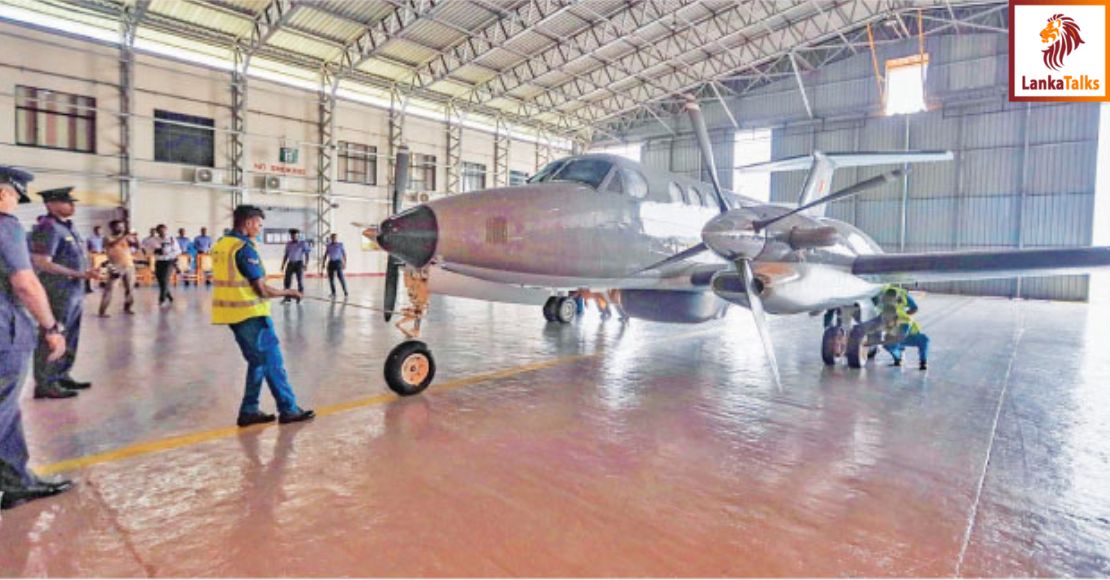 US donates Beechcraft aircraft to SLAF