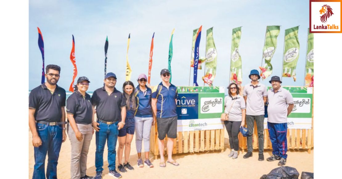 Elephant House partners Muve Colombo and Cleantech for beach clean-up on World Clean-Up Day