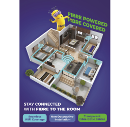 SLT-MOBITEL launches Sri Lanka’s FIRST ‘Fibre To The Room’ making homes smarter